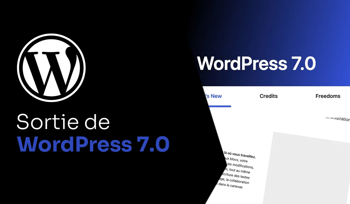 Sortie de wordpress 7.0