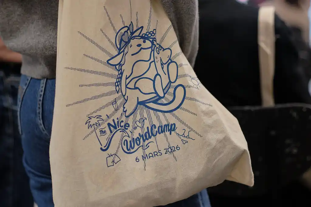 tote bag wordcamp nice