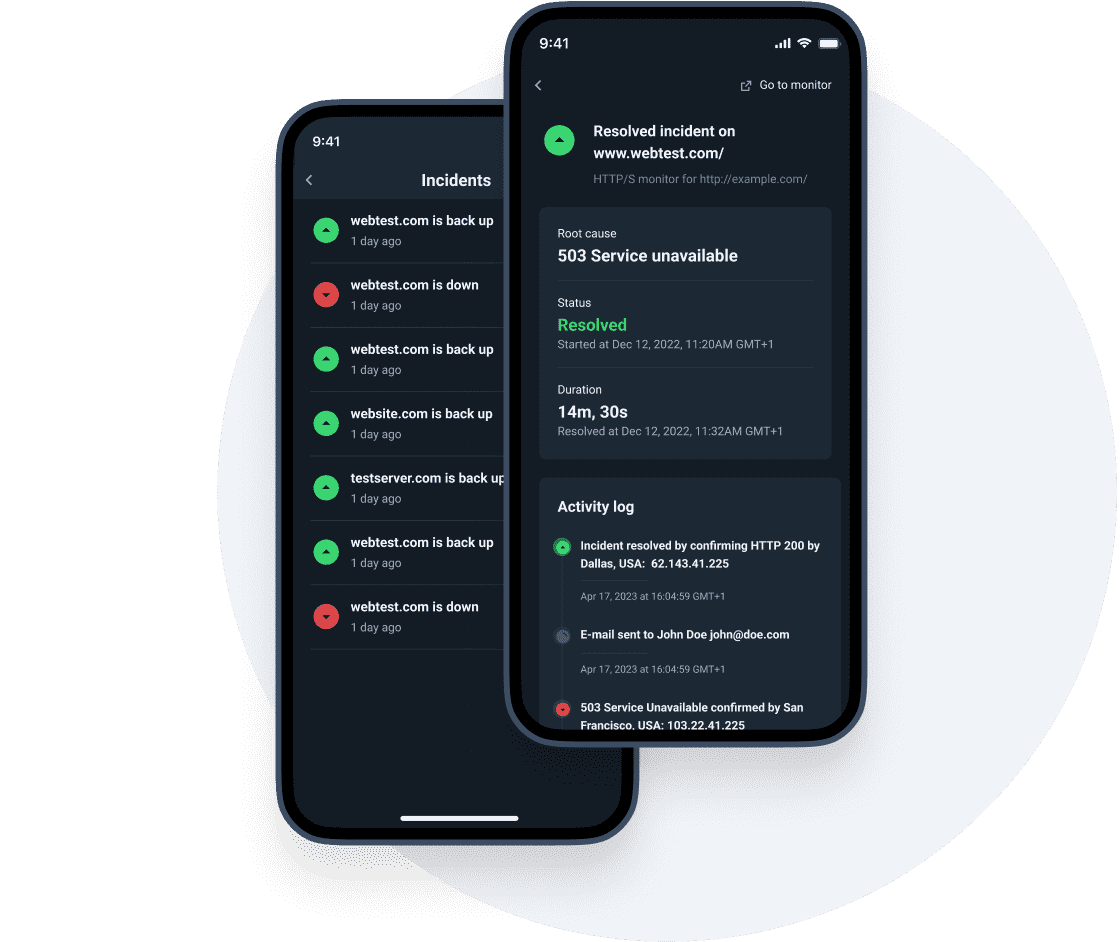 uptimerobots mobile app