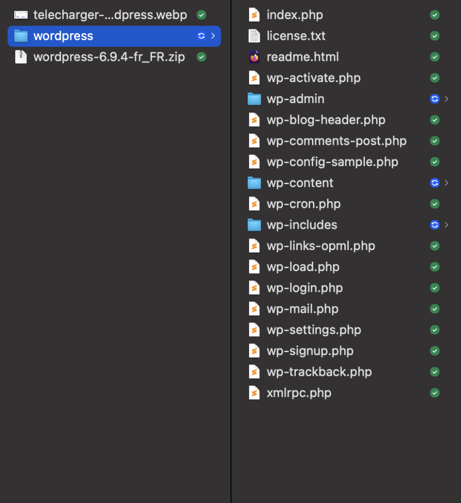zip wordpress