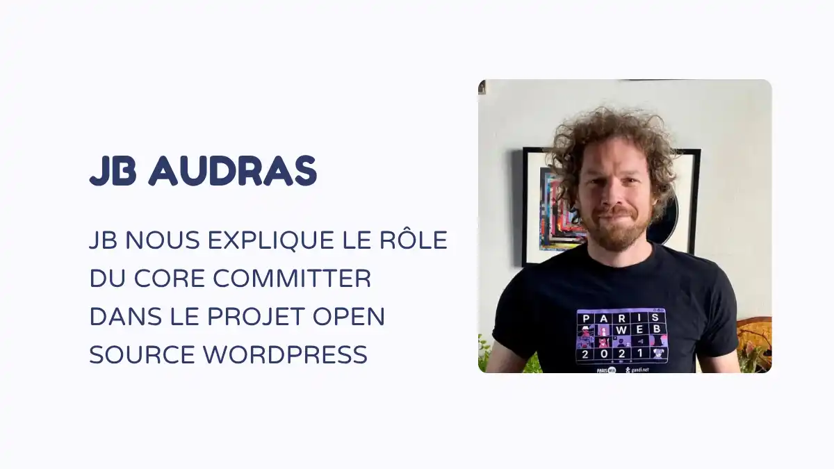 portrait de jb audras core committer