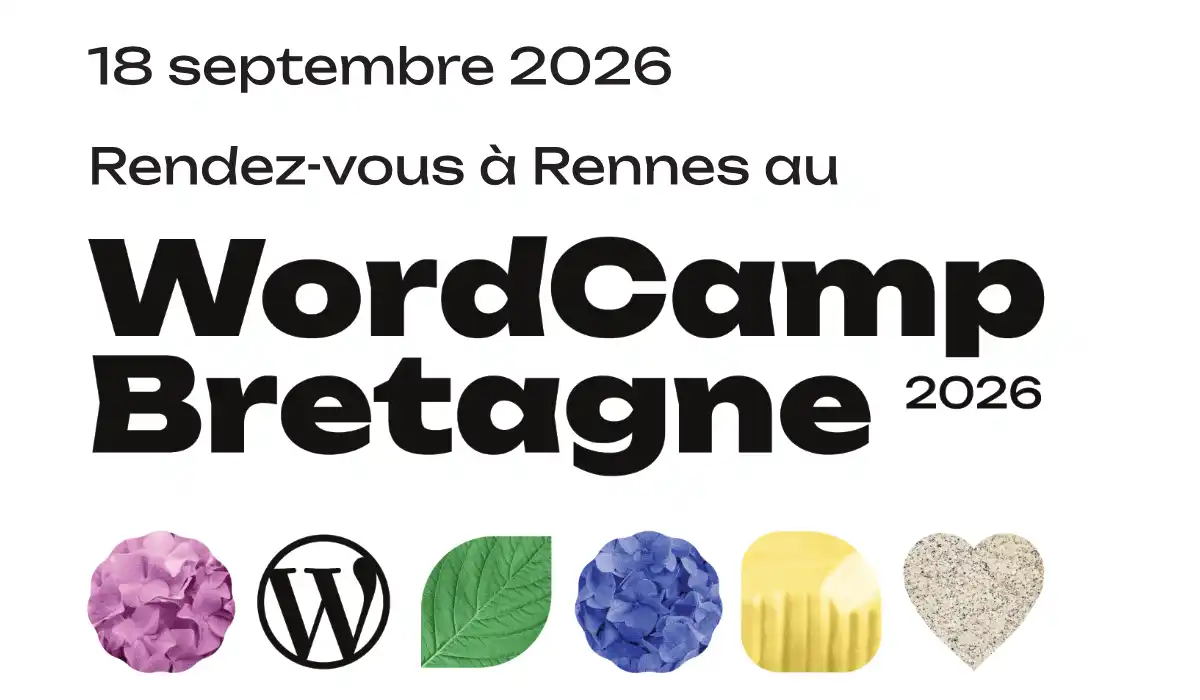 18 septembre 2026, rendez-vous au wordcamp rennes