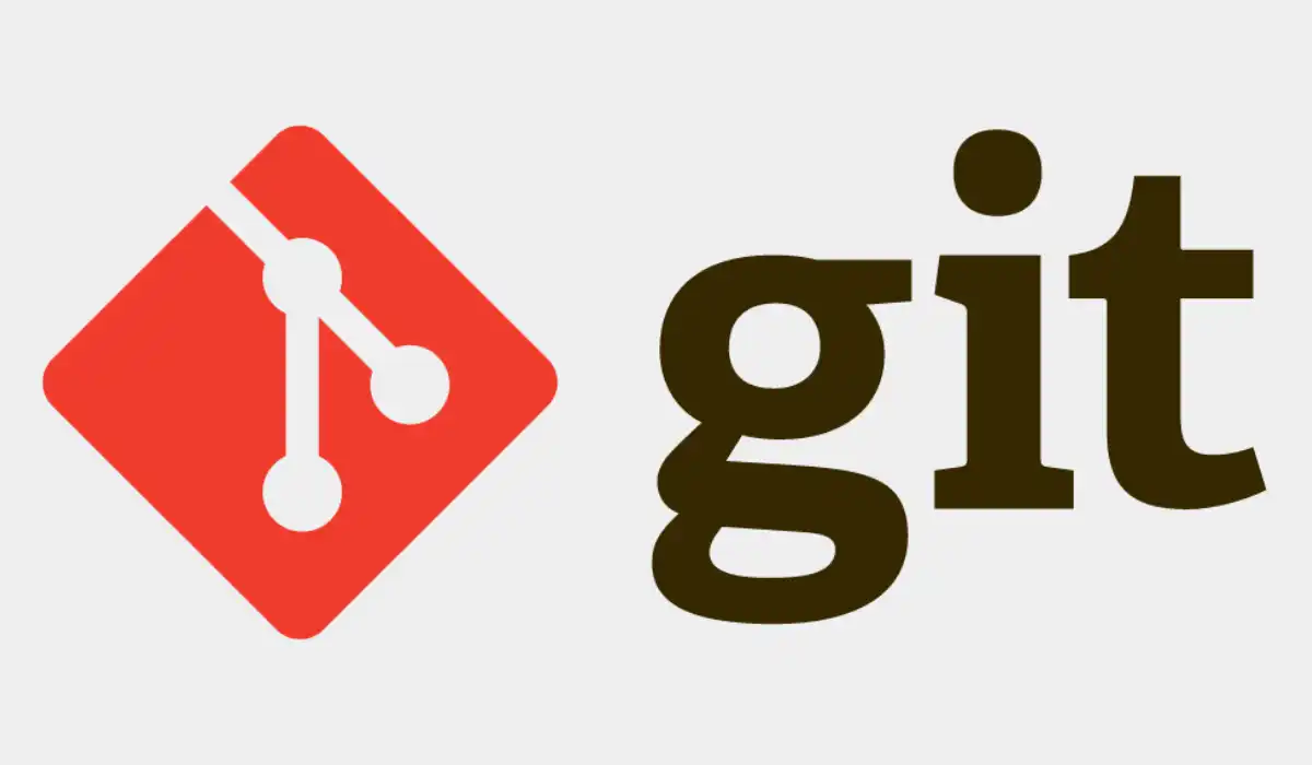 le logo git, orange et noir