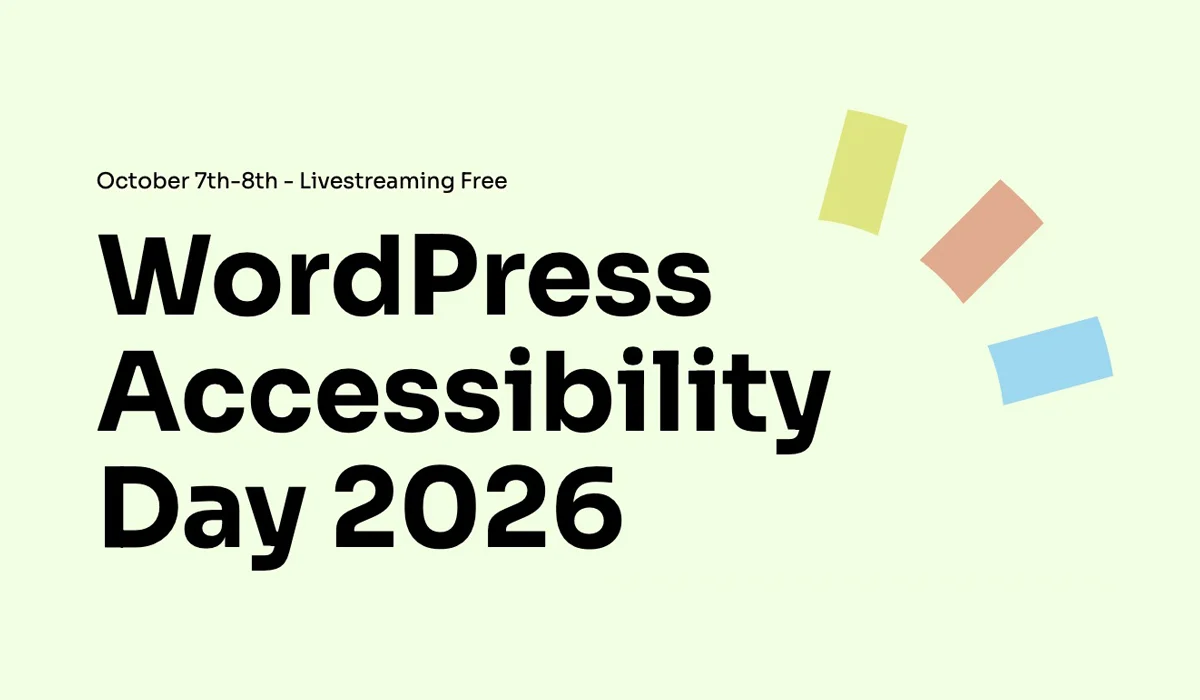 WP Accessibility Day 2026, 24 heures de conférences en ligne sur l'accessibilité WordPress
