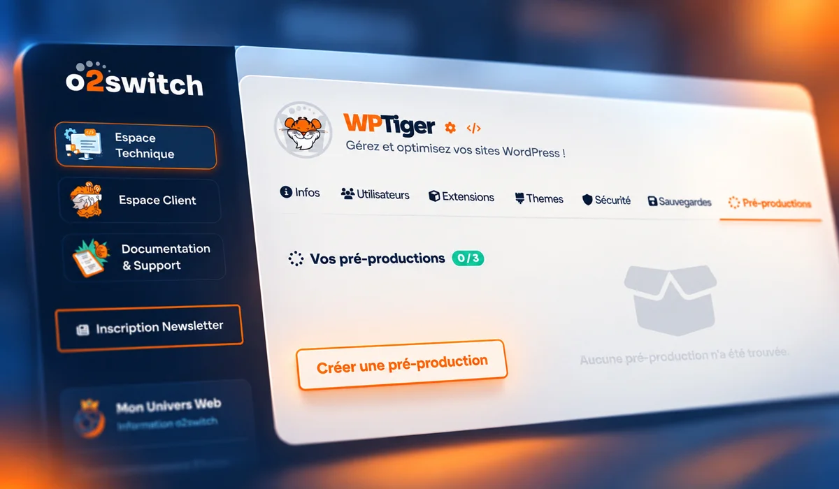 Préproduction WPTiger : créer un clone de votre site WordPress